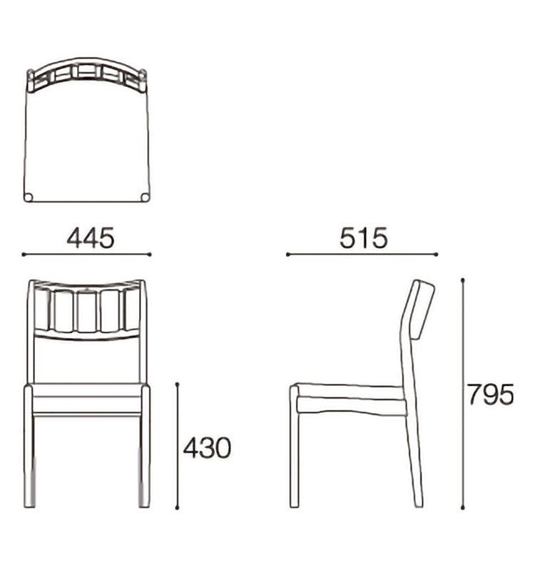 エッダ EDDA ダイニングチェア(2脚1組) 北欧ビンテージスタイル シンプルデザイン オイルフィニッシュでナチュラル&ハンドメイド ハイクオリティロープライス 2脚1組 44.5cm×51.5cm ホワイト(代引不可)