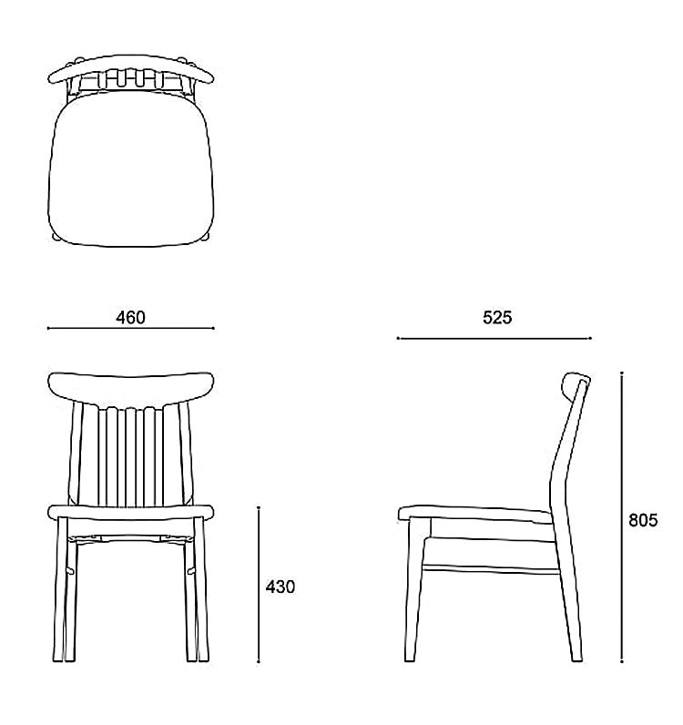 CHAPTER・ダイニングチェア 2脚セット ライト色 朝日木材加工 ナチュラル ビンテージ おしゃれ シンプル モダン リビング 新生活 一人暮らし(代引不可)