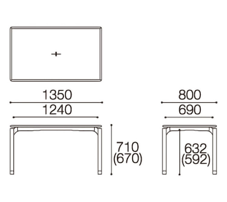 エッダ EDDA ダイニングテーブル 北欧ビンテージスタイル シンプルデザイン オイルフィニッシュでナチュラル&ハンドメイド ハイクオリティロープライス ダイニング テーブル 135cm×80cm 机 継ぎ脚開梱設置 (代引不可)