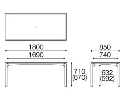 エッダ EDDA ダイニングテーブル 北欧ビンテージスタイル シンプルデザイン オイルフィニッシュでナチュラル&ハンドメイド ハイクオリティロープライス ダイニング テーブル 180cm×85cm 継ぎ脚 継脚(代引不可)