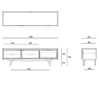 CHAPTER・ローボード 朝日木材加工 ナチュラル ビンテージ おしゃれ シンプル モダン リビング 新生活 一人暮らし(代引不可)