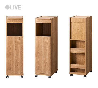 幅30cm コンパクト ドレッサー コスメボックス 鏡付き ミラー 収納 おしゃれ シンプル ナチュラル コンパクト 移動 可動 L-Forme ミラー付き 7段階 角度調整 省スペース 背面収納付き キャスター付き(代引不可)