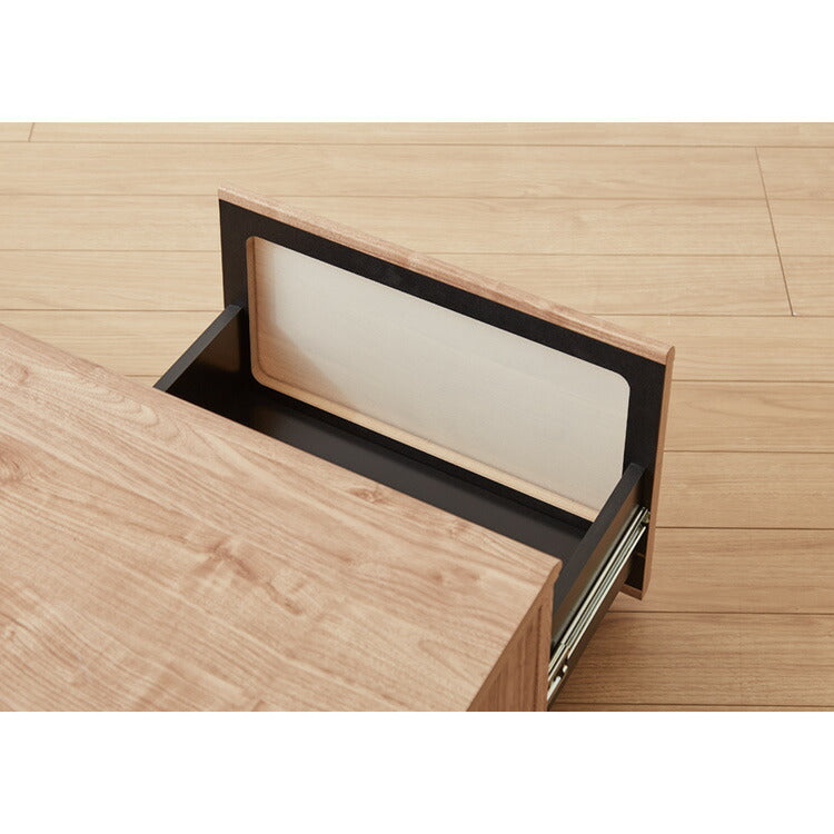 閉じたままリモコンが使える テレビ台 150cm 木目調 引き出し テレビボード リビングボード ローボード TVボード 幅150 北欧 モダン ナチュラル ブラウン おしゃれ(代引不可)