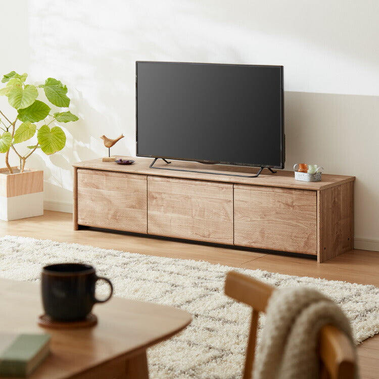 閉じたままリモコンが使える テレビ台 150cm 木目調 引き出し テレビボード リビングボード ローボード TVボード 幅150 北欧 モダン ナチュラル ブラウン おしゃれ(代引不可)