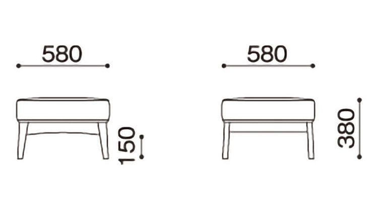 ボスコ BOSCO オットマン シンプルデザイン ニューオイルフィニッシュ ナチュラル&ハンドメイド ハイクオリティロープライス 58cm×58cm×38cm カバーリングタイプ ミディアムブラウン(代引不可)