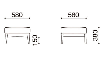 ボスコ BOSCO オットマン シンプルデザイン ニューオイルフィニッシュ ナチュラル&ハンドメイド ハイクオリティロープライス 58cm×58cm×38cm カバーリングタイプ ミディアムブラウン(代引不可)