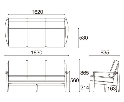 エッダ EDDA 3人掛ソファ 北欧ビンテージスタイル シンプルデザイン オイルフィニッシュでナチュラル&ハンドメイド ハイクオリティロープライス 183cm×83.5cm 3人 3人掛け ソファ ホワイト開梱設置 (代引不可)