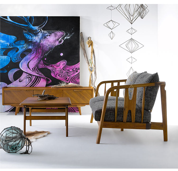 CHAPTER・3人掛けソファ ブルー色 朝日木材加工 ナチュラル ビンテージ おしゃれ シンプル モダン リビング 新生活 一人暮らし(代引不可)