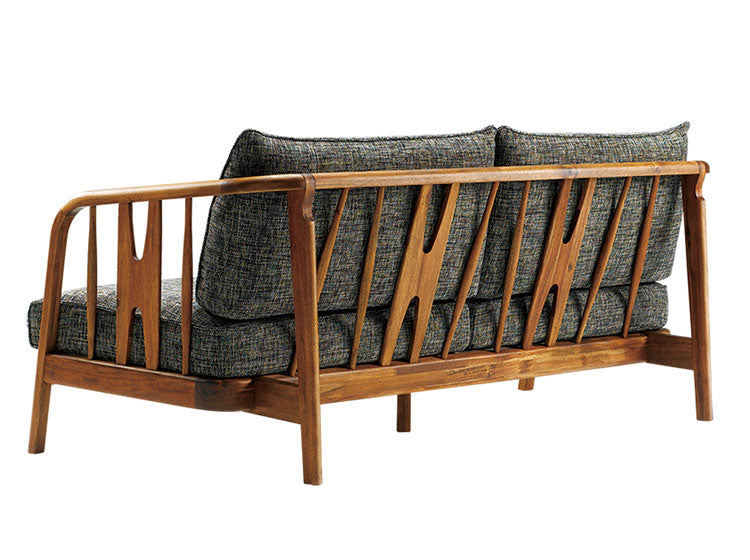 CHAPTER・3人掛けソファ ブルー色 朝日木材加工 ナチュラル ビンテージ おしゃれ シンプル モダン リビング 新生活 一人暮らし(代引不可)