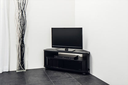 テレビ台 ローボード コーナー 幅79 ヌック コンパクト スリム テレビボード 収納 組み立て簡単 工具不要 おしゃれ 黒 背面収納 薄型 ラック(代引不可)