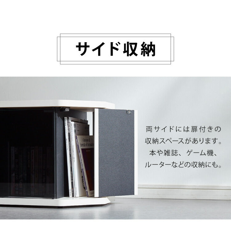 テレビ台 コーナー テレビラック ラック テレビ 角 幅100 RCA-1000AV-CR TV台 AVラック テレビボード キャスター コーナーボード(代引不可)