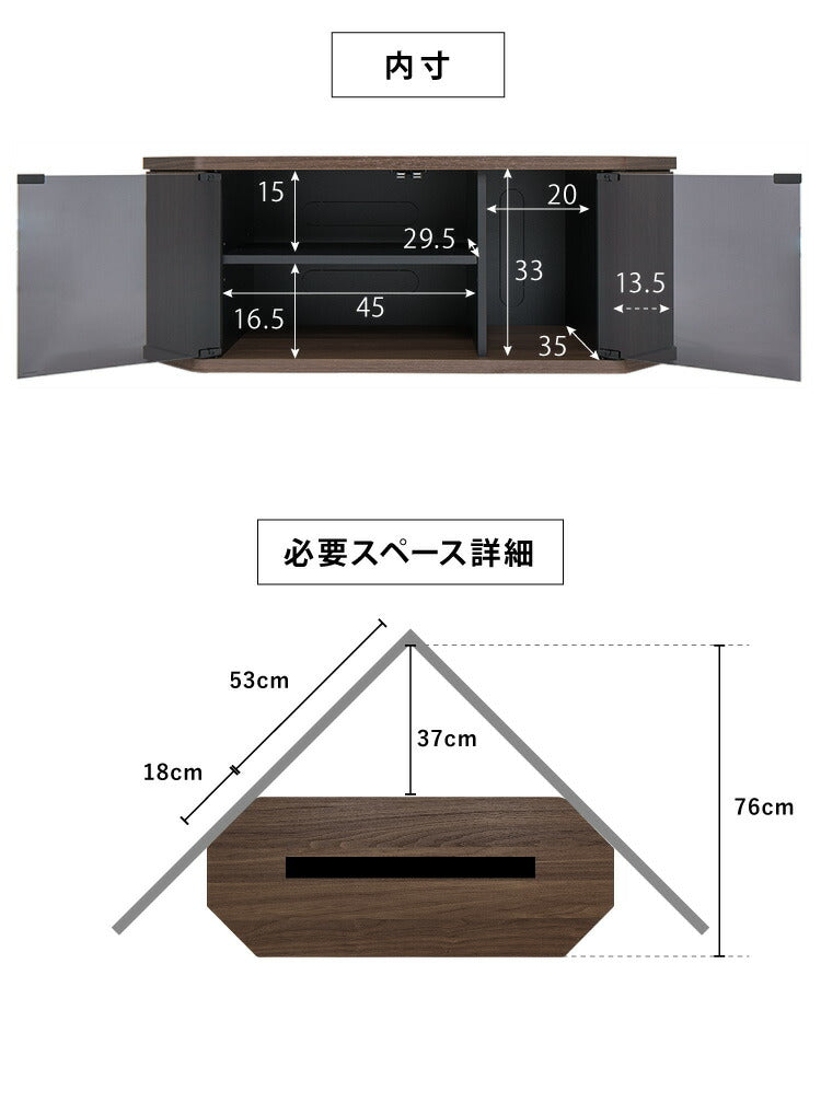 テレビ台 コーナー テレビラック ラック テレビ 角 幅100 RCA-1000AV-CR TV台 AVラック テレビボード キャスター コーナーボード(代引不可)