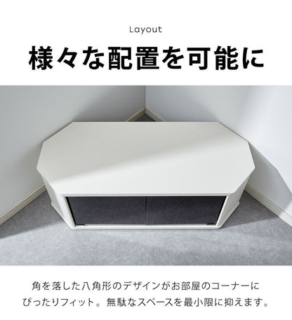 テレビ台 コーナー テレビラック ラック テレビ 角 幅100 RCA-1000AV-CR TV台 AVラック テレビボード キャスター コーナーボード(代引不可)