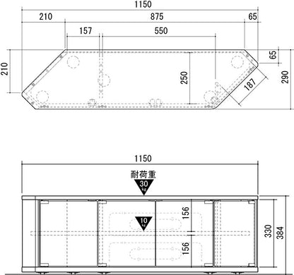コーナーテレビ台 幅115 50型 50インチ コンパクト 小型 ブラウン おしゃれ TV台 テレビラック テレビ台 コーナーラック コーナー ローボード テレビボード TVボード 収納