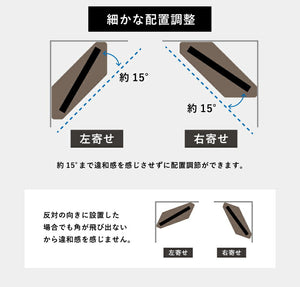 コーナーテレビ台 幅115 50型 50インチ コンパクト 小型 ブラウン おしゃれ TV台 テレビラック テレビ台 コーナーラック コーナー ローボード テレビボード TVボード 収納