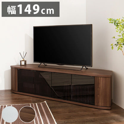 テレビ台 コーナー テレビラック ラック テレビ 角 幅149 RCA-1500AV-CR TV台 AVラック テレビボード キャスター コーナーボード(代引不可)