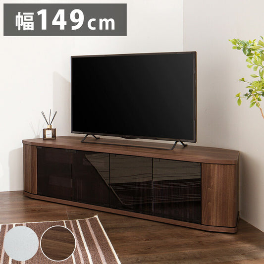 テレビ台 コーナー テレビラック ラック テレビ 角 幅149 RCA-1500AV-CR TV台 AVラック テレビボード キャスター コーナーボード(代引不可)