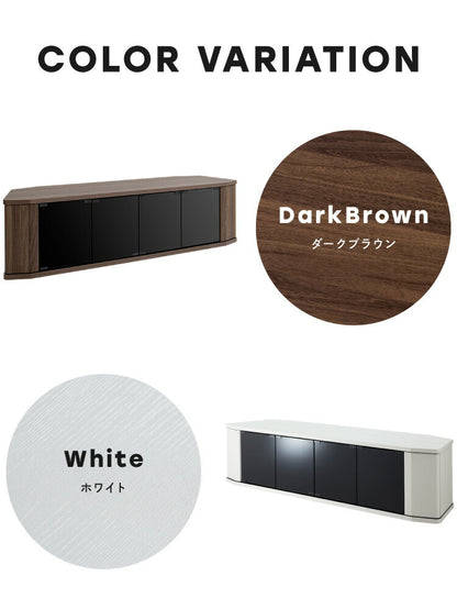 テレビ台 コーナー テレビラック ラック テレビ 角 幅149 RCA-1500AV-CR TV台 AVラック テレビボード キャスター コーナーボード(代引不可)