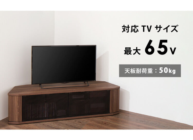 テレビ台 コーナー テレビラック ラック テレビ 角 幅149 RCA-1500AV-CR TV台 AVラック テレビボード キャスター コーナーボード(代引不可)