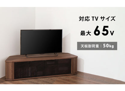 テレビ台 コーナー テレビラック ラック テレビ 角 幅149 RCA-1500AV-CR TV台 AVラック テレビボード キャスター コーナーボード(代引不可)