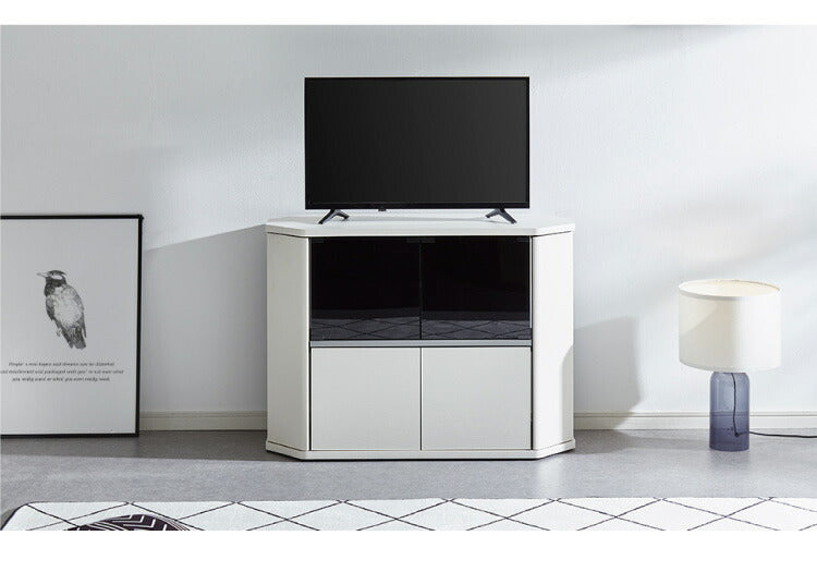 テレビ台 コーナー テレビラック ラック テレビ 角 幅100 RCA-7510AV-CR TV台 AVラック テレビボード キャスター コーナーボード(代引不可)