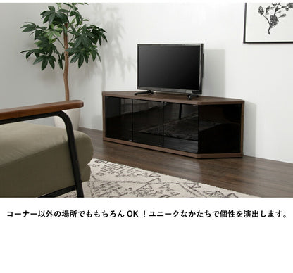 コーナーテレビ台 幅87 32型 32インチ TV台 テレビラック テレビ台 コーナーラック コーナー 角 コンパクト 小型 おしゃれ(代引不可)