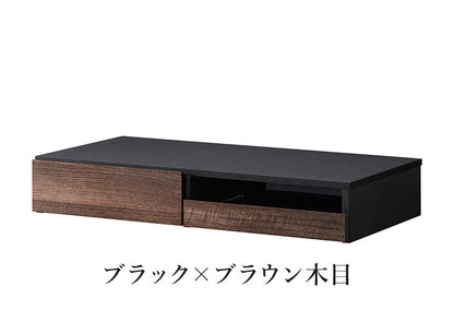 スライドトレー レンジ下トレー スライド レンジ下 スライドテーブル 完成品 引き出し レンジ置き 省スペース キッチン 2連 収納 引き出し ちょい置き ルーデフト(代引不可)