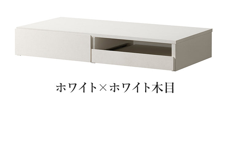 スライドトレー レンジ下トレー スライド レンジ下 スライドテーブル 完成品 引き出し レンジ置き 省スペース キッチン 2連 収納 引き出し ちょい置き ルーデフト(代引不可)