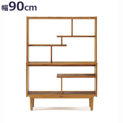 エッダ EDDA オープンシェルフ 北欧ビンテージスタイル シンプルデザイン オイルフィニッシュでナチュラル&ハンドメイド ハイクオリティロープライス シェルフ 90cm×31cm(代引不可)