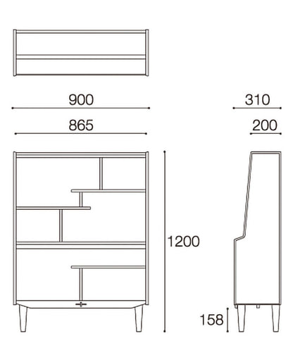 エッダ EDDA オープンシェルフ 北欧ビンテージスタイル シンプルデザイン オイルフィニッシュでナチュラル&ハンドメイド ハイクオリティロープライス シェルフ 90cm×31cm(代引不可)