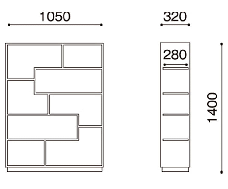 BOSCO・シェルフ DB シェルフ シンプル モダン ホワイトアッシュ材・ニューオイル仕上げ 朝日木材加工(代引不可)
