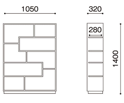 BOSCO・シェルフ DB シェルフ シンプル モダン ホワイトアッシュ材・ニューオイル仕上げ 朝日木材加工(代引不可)