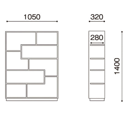 ボスコ BOSCO シェルフ シンプルデザイン ニューオイルフィニッシュ ナチュラル&ハンドメイド ハイクオリティロープライス 105cm×32cm 収納 ダークブラウン(代引不可)