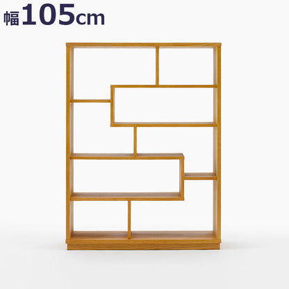 ボスコ BOSCO シェルフ シンプルデザイン ニューオイルフィニッシュ ナチュラル&ハンドメイド ハイクオリティロープライス 105cm×32cm 収納 ミディアムブラウン(代引不可)