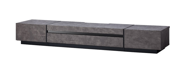 完成品 テレビ台 ストーン調 石目調 テレビボード TV台 AVボード AV台 収納 86インチ対応 幅200 リビング収納 ローボード 収納家具 木製 ウォールナット(代引不可)