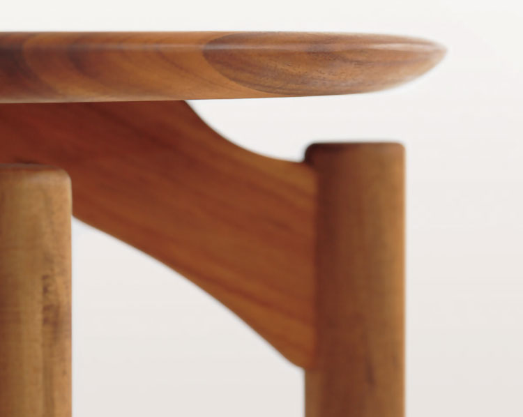 エッダ EDDA サイドテーブル 北欧ビンテージスタイル シンプルデザイン オイルフィニッシュでナチュラル&ハンドメイド ハイクオリティロープライス テーブル 机 60cm×40.5cm(代引不可)