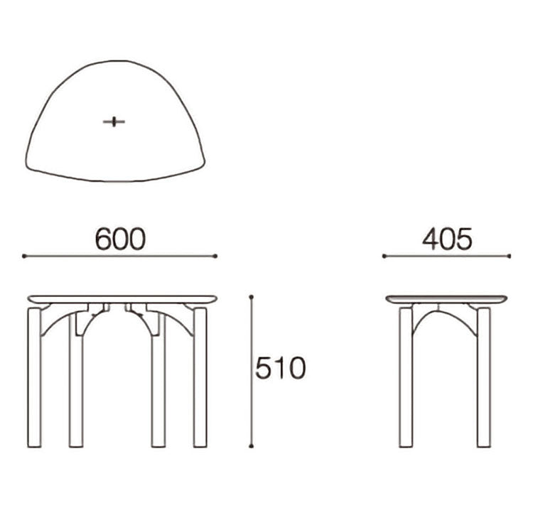 エッダ EDDA サイドテーブル 北欧ビンテージスタイル シンプルデザイン オイルフィニッシュでナチュラル&ハンドメイド ハイクオリティロープライス テーブル 机 60cm×40.5cm(代引不可)