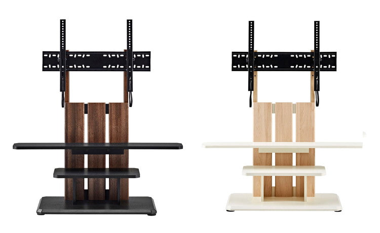 テレビスタンド 壁面テレビ台 キャスター付きで動かしやすい壁面テレビスタンド69タイプ 耐荷重45kgタイプ 壁寄せテレビスタンド 壁掛け風 おしゃれ シンプル 32型~77型対応(代引不可)