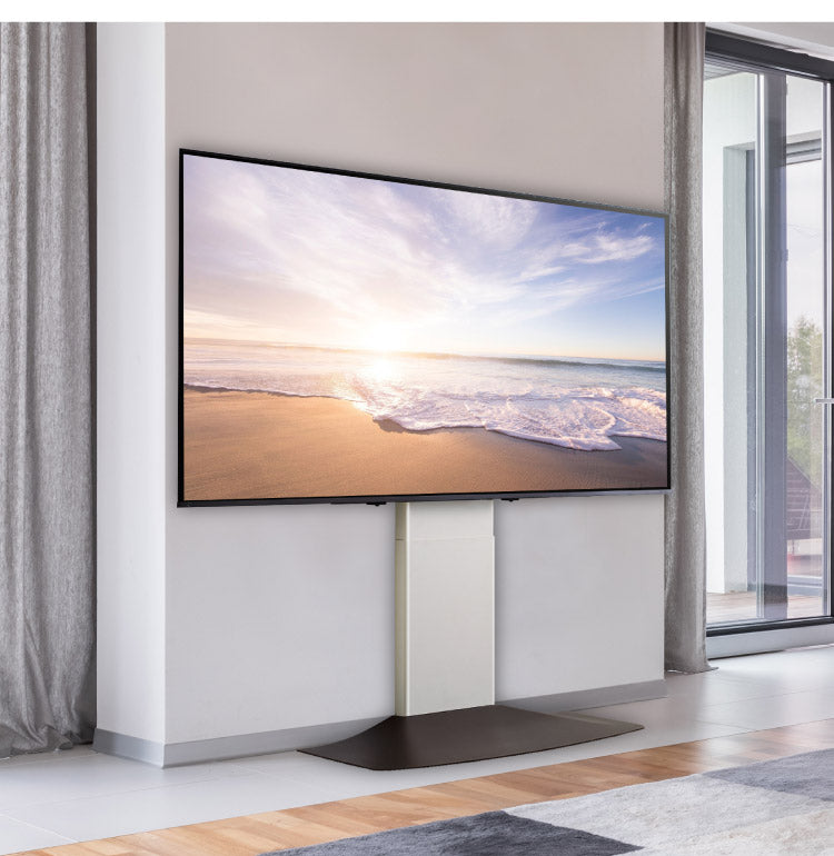 インテリアテレビスタンド ハイタイプ 48~77V 対応 壁寄せテレビ台 TVスタンド 背面収納 コード収納 震度7耐震試験済み 壁よせテレビ台 WS-F820(代引不可)