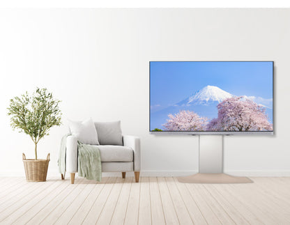 インテリアテレビスタンド ハイタイプ 48~77V 対応 壁寄せテレビ台 TVスタンド 背面収納 コード収納 震度7耐震試験済み 壁よせテレビ台 WS-F820(代引不可)
