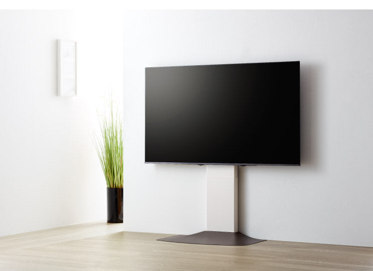 インテリアテレビスタンド ハイタイプ 48~77V 対応 壁寄せテレビ台 TVスタンド 背面収納 コード収納 震度7耐震試験済み 壁よせテレビ台 WS-F820(代引不可)
