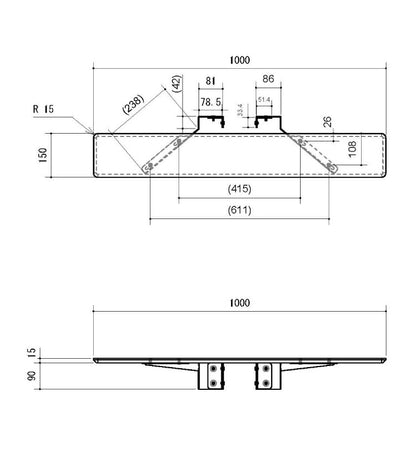 壁よせテレビ台用 WS-F820用 シアターバー WS-F820SB-W テレビ台 テレビボード(代引不可)