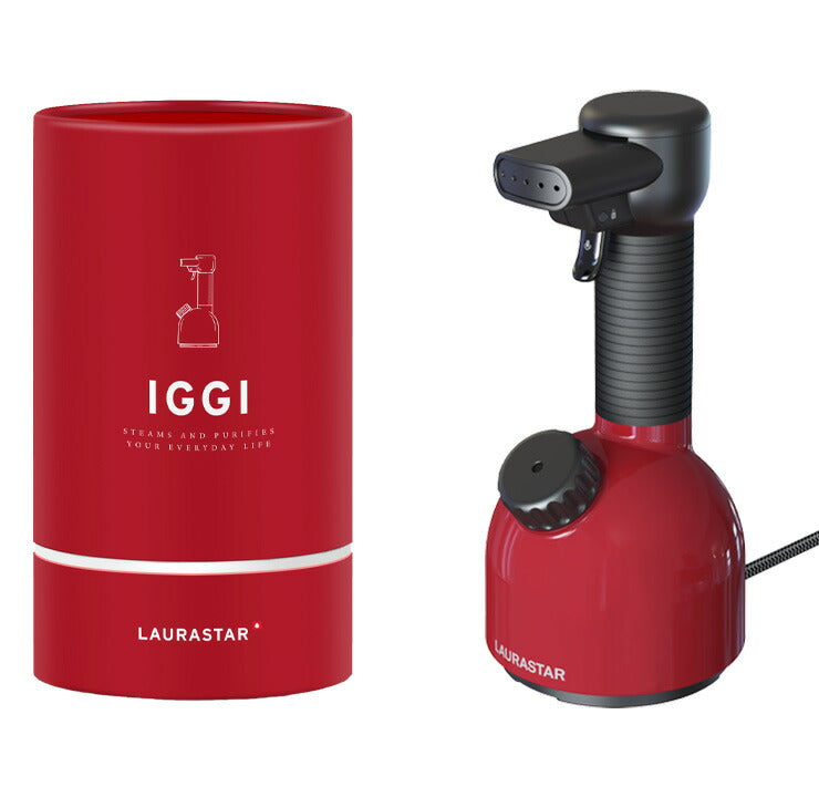 LAURASTAR IGGI 加圧式 衣類スチーマー 除菌 脱臭 スチーマー イギー コンパクト ハンディ しわ伸ばし 旅行先 花粉