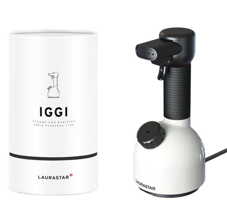 LAURASTAR IGGI 加圧式 衣類スチーマー 除菌 脱臭 スチーマー イギー コンパクト ハンディ しわ伸ばし 旅行先 花粉