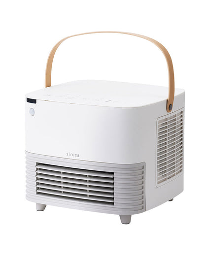 シロカ 人感センサー付き 大風量セラミックファンヒーター SH-CF131 siroca ホワイト