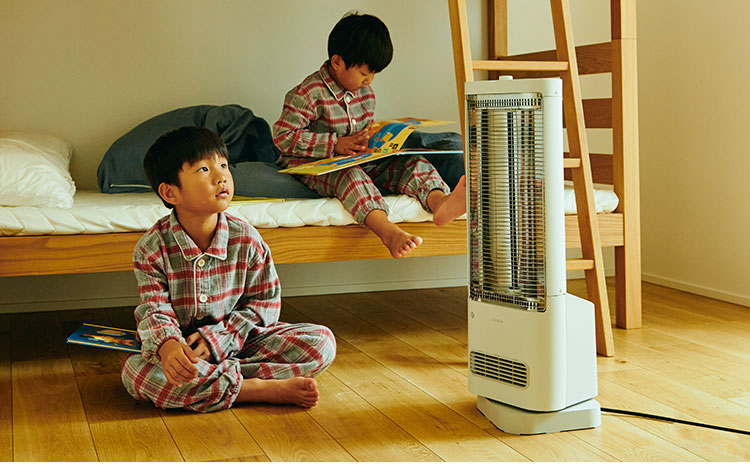 シロカ 足元ファンヒーター付き 遠赤外線暖房機 にこポカ SH-FC131 ホワイト siroca 省エネ 切タイマー機能 首振り ぬくもり持続