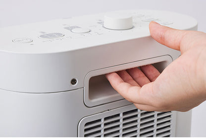 シロカ 足元ファンヒーター付き 遠赤外線暖房機 にこポカ SH-FC131 ホワイト siroca 省エネ 切タイマー機能 首振り ぬくもり持続