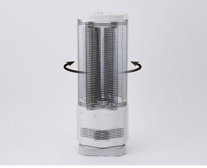 シロカ 足元ファンヒーター付き 遠赤外線暖房機 にこポカ SH-FC131 ホワイト siroca 省エネ 切タイマー機能 首振り ぬくもり持続