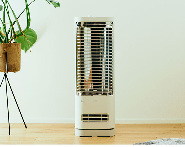 シロカ 足元ファンヒーター付き 遠赤外線暖房機 にこポカ SH-FC131 ホワイト siroca 省エネ 切タイマー機能 首振り ぬくもり持続