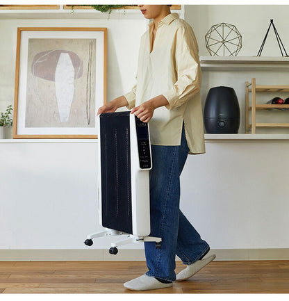 siroca シロカ 遠赤軽量ヒーター かるポカ 速暖 静か 遠赤外線ヒーター 無風 暖房器具 キャスター付き SN-M351